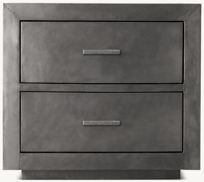 Restoration hardware deals metal nightstand