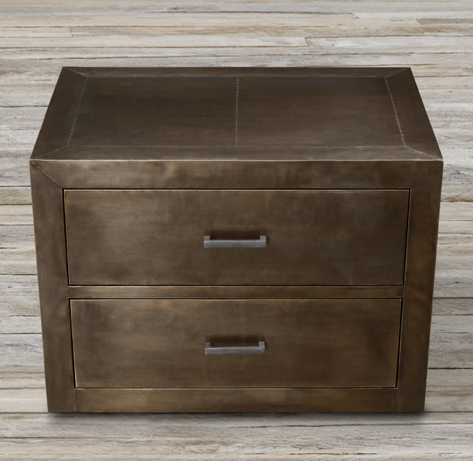 La Salle MetalWrapped 30" Closed Nightstand