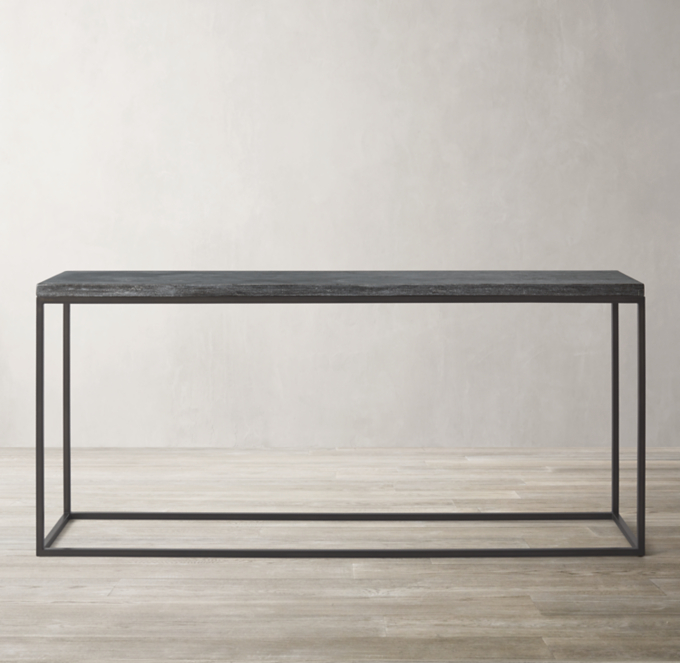 metal console table