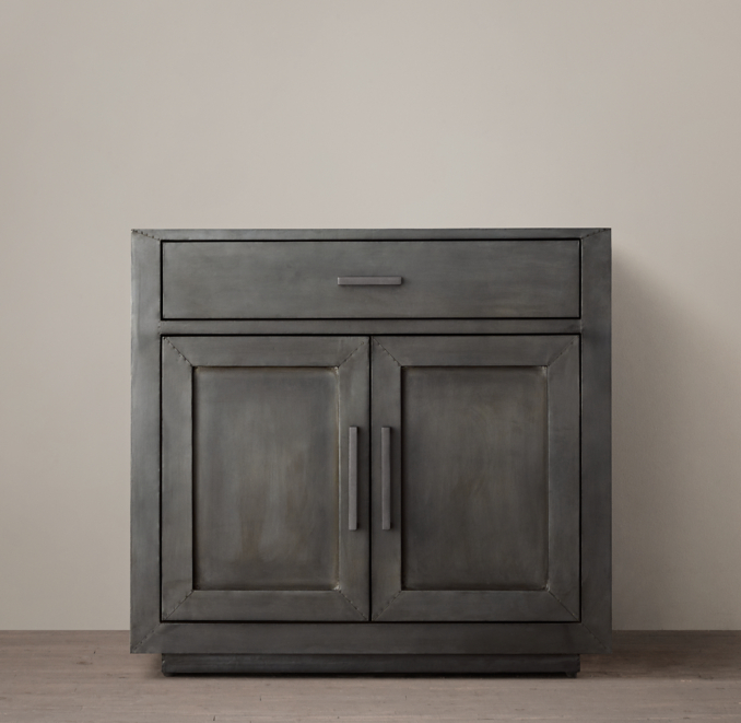 La Salle MetalWrapped Single Vanity Base