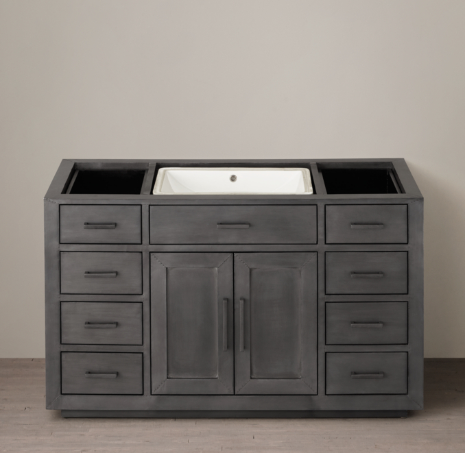 La Salle MetalWrapped Single ExtraWide Vanity Base