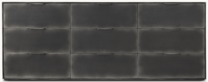 Gramercy 9-Drawer Low Extra Wide Dresser | RH