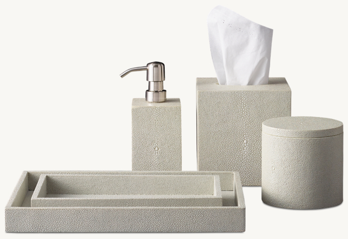 Shagreen Bath Accessories