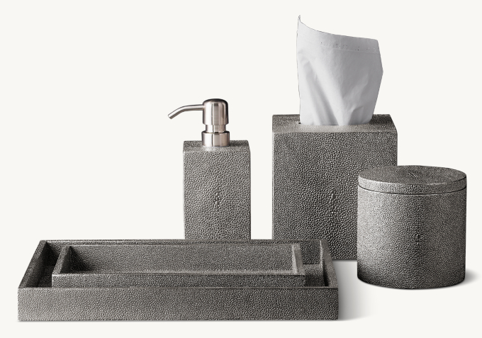 Shagreen Bath Accessories