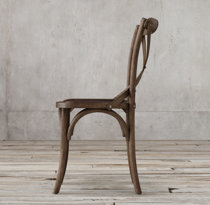 Madeleine Leather Side Chair