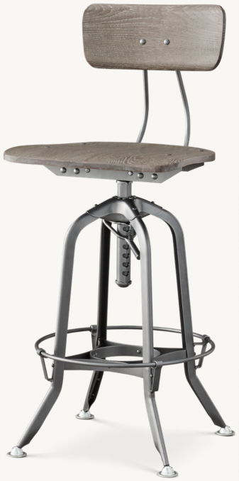 1940s Vintage Toledo Bar Chair | RH Modern