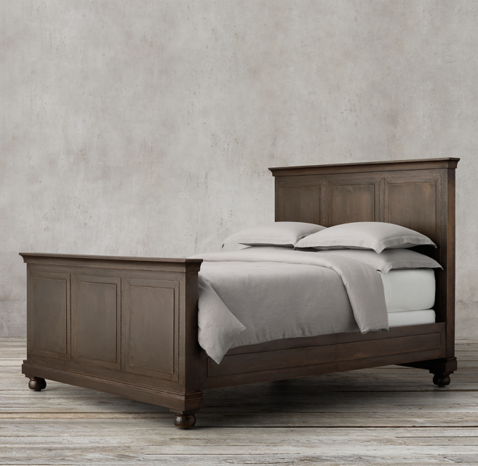 Annecy MetalWrapped Bed with Footboard