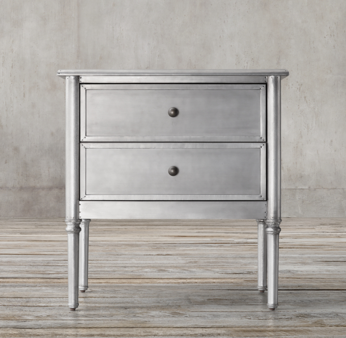 Restoration hardware deals mirrored nightstand