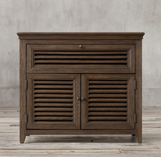 Shutter 30" Closed Nightstand