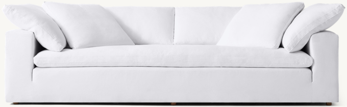 White cloud store couch restoration hardware