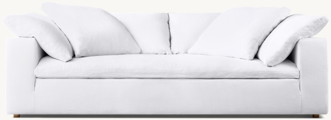 A rh CLOUD BENCH-SEAT SOFA