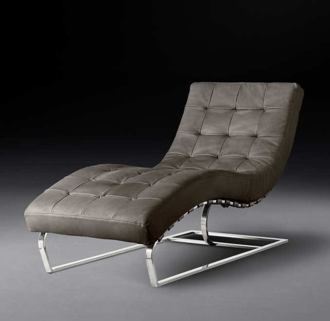 Rossi Leather Chaise