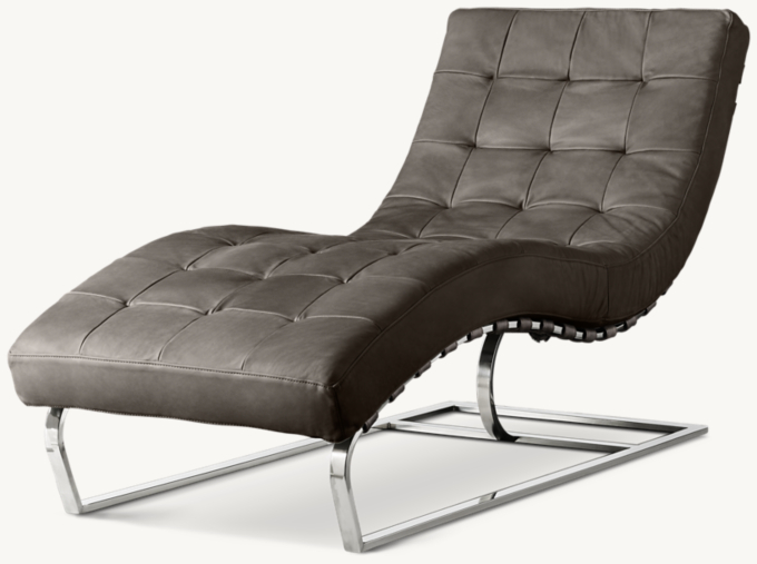 Rossi Leather Chaise