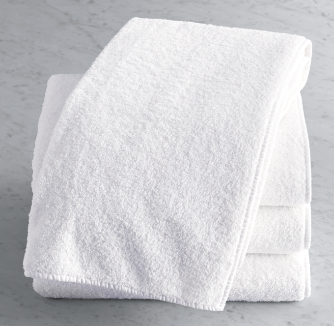 Garment-Washed Turkish Terry Bath Towel