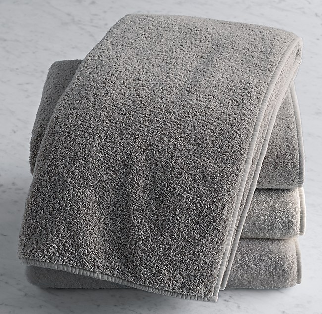 Garment-Washed Turkish Terry Bath Towel