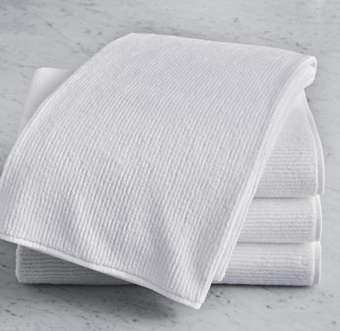 25　FRAMeWORK LINEN-TERRY サロペット Ribbed Cotton-Linen Terry Bath Sheet | RH Baby & Child