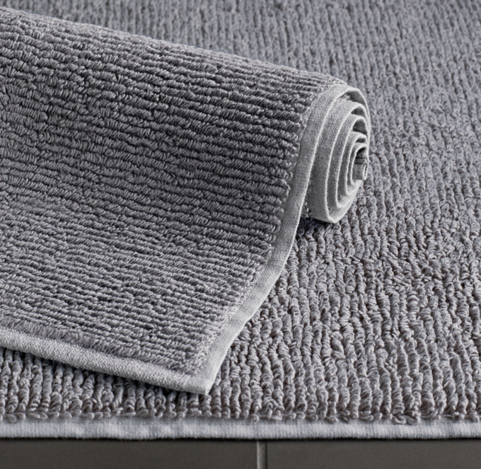 Bath Mat deals Taupe Ribbed Luxury Collection 19