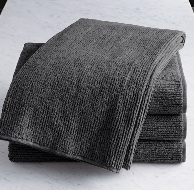 Ribbed Terry Bath Sheet