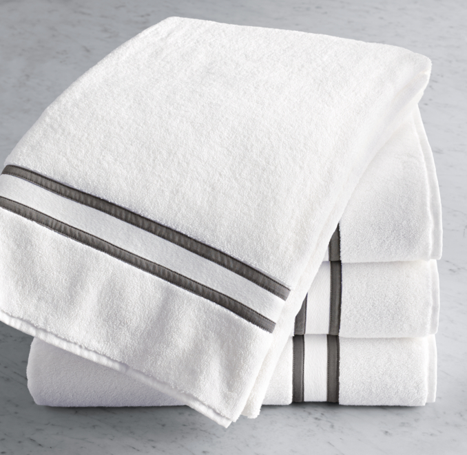 Parallel Border Turkish Cotton Bath Sheet