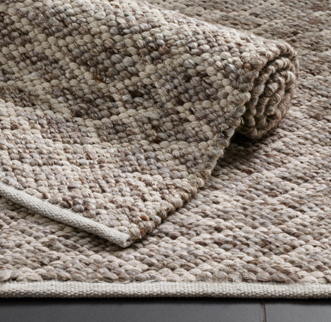 Diamond Flatweave Bath Rug
