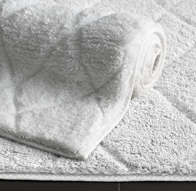 Diamond Cotton Bath Rug