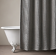 70 x 72 Water Repellent,Decorative Bathroom Curtains Hotel Luxury,Spa Heavy Duty Hiltow Premium Waffle Weave Fabric Shower Curtain