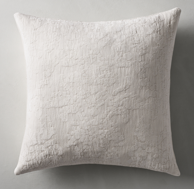 Italian Jacquard Chenille Pillow Cover Square