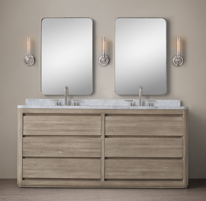 NEW Martens Double Vanity Sink