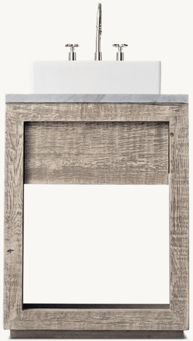 Reclaimed Oak Powder Washstand