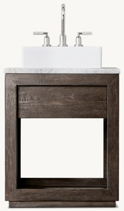 Reclaimed Oak Powder Washstand