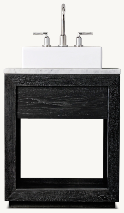 Reclaimed Oak Powder Washstand