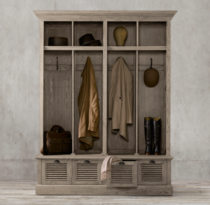 Shutter 4-Bin Entry Locker