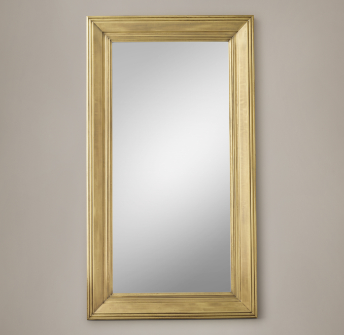 18th C. Baroque Leaner Mirror