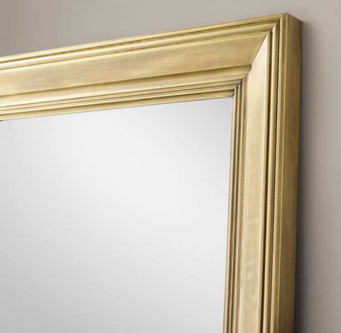 18th C. Baroque Leaner Mirror