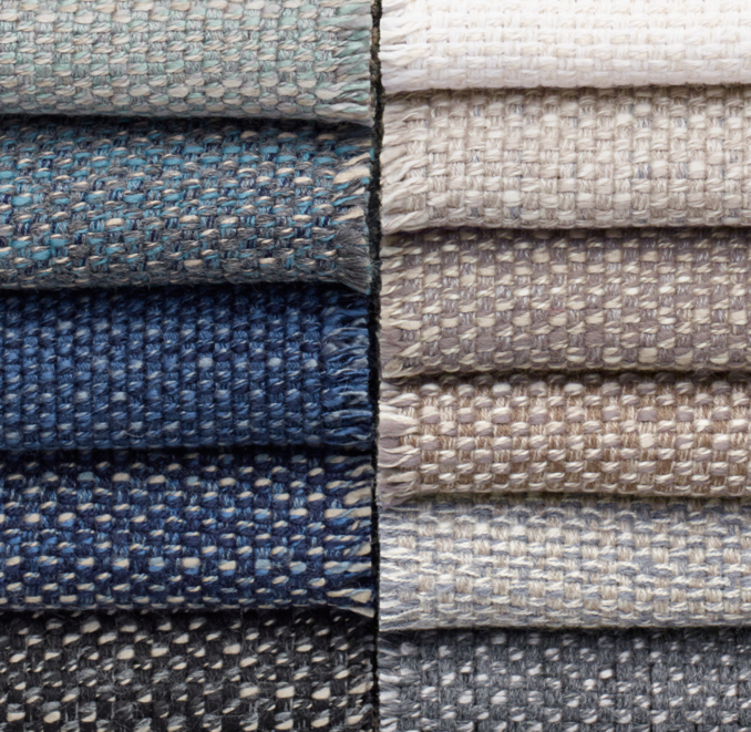 Outdoor Fabric by the Yard Perennials Textured TwoTone Linen