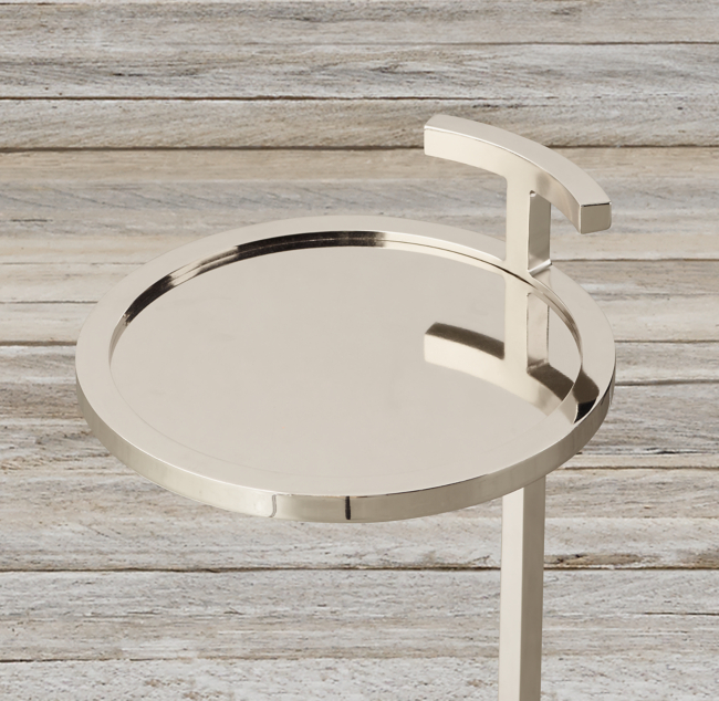 1930s Martini Round Side Table