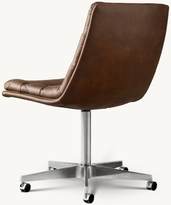 Restoration hardware deals leather office chair