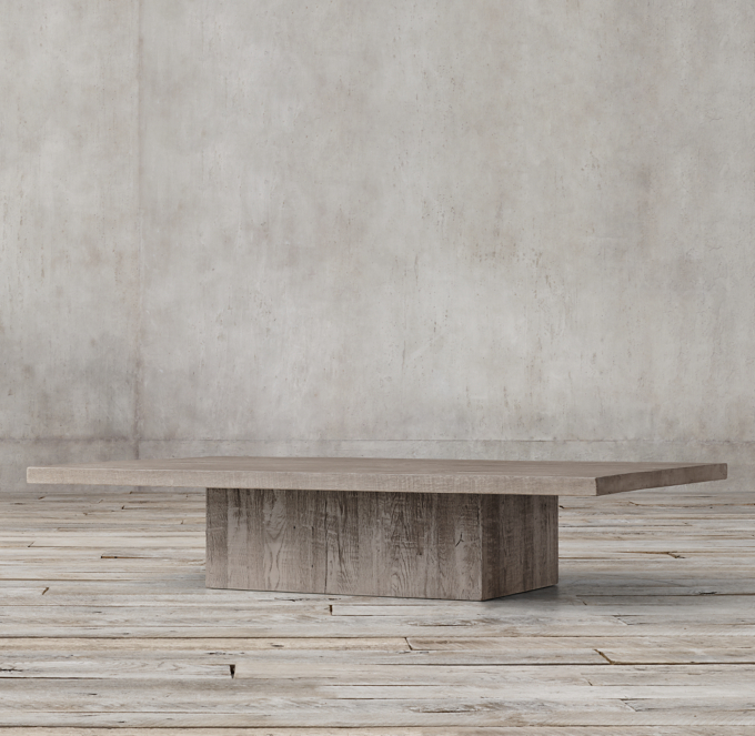 29+ reclaimed russian oak plinth coffee table dupe Reclaimed russian oak plinth square coffee table in 2020