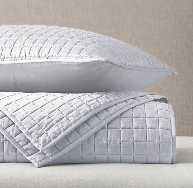 Silk Box-Stitch Coverlet