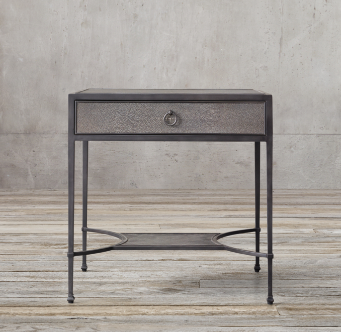 Villette Shagreen Side Table