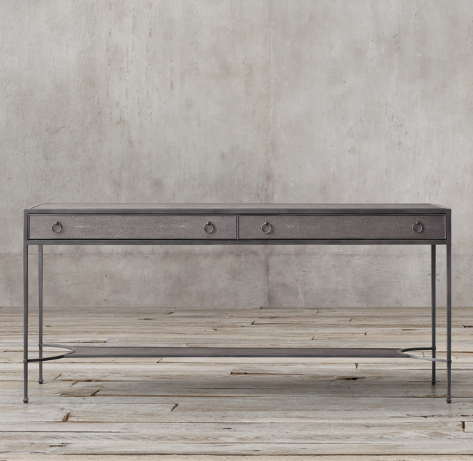 Villette Shagreen Console Table