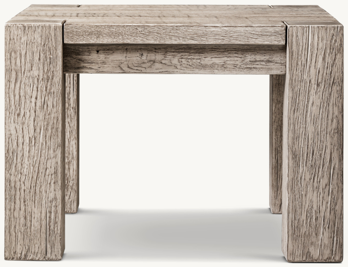 Reclaimed Oak Parsons Side Table
