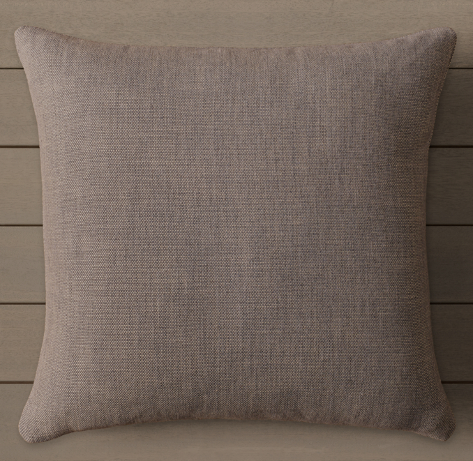 Textured Linen Solid Pillow Cover