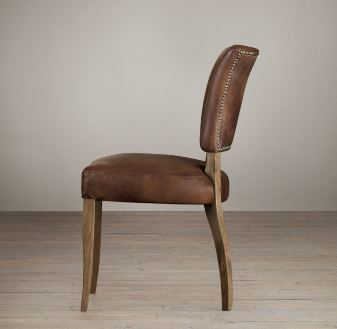 Adèle Leather Side Chair