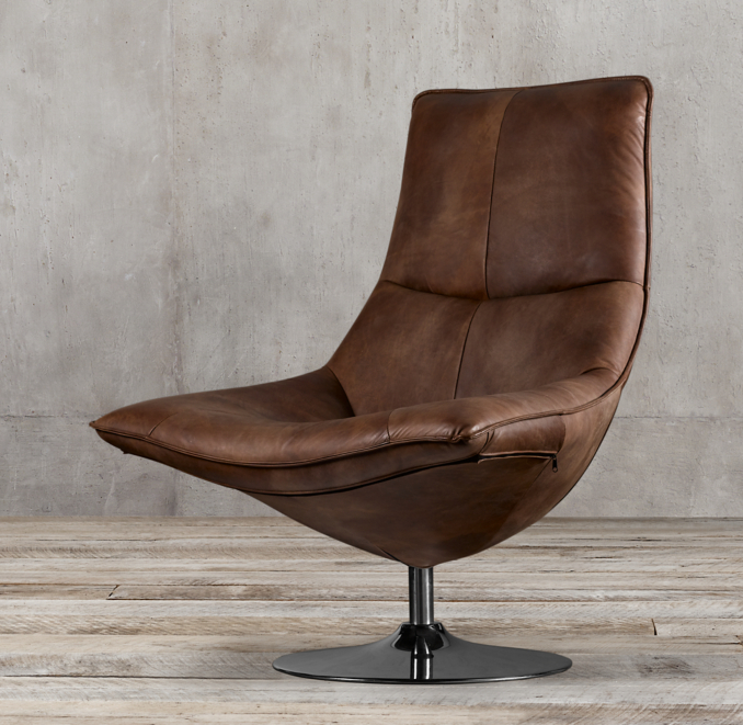 Three Quarter view of Hopper Bucket Chair 