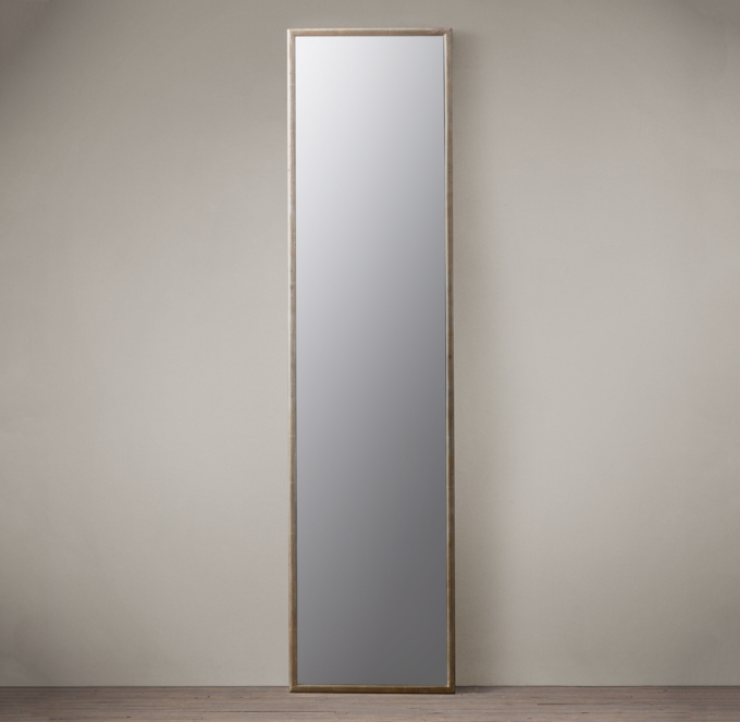 SilverGilt English Dressing Leaner Mirror