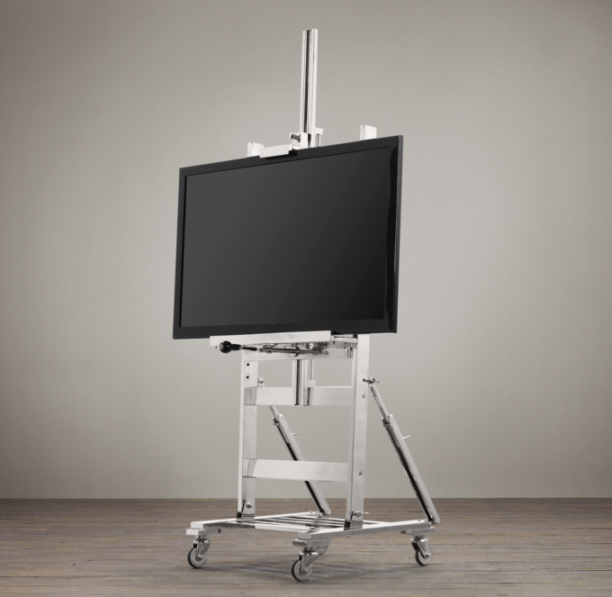 TV Easel - Polished-Nickel