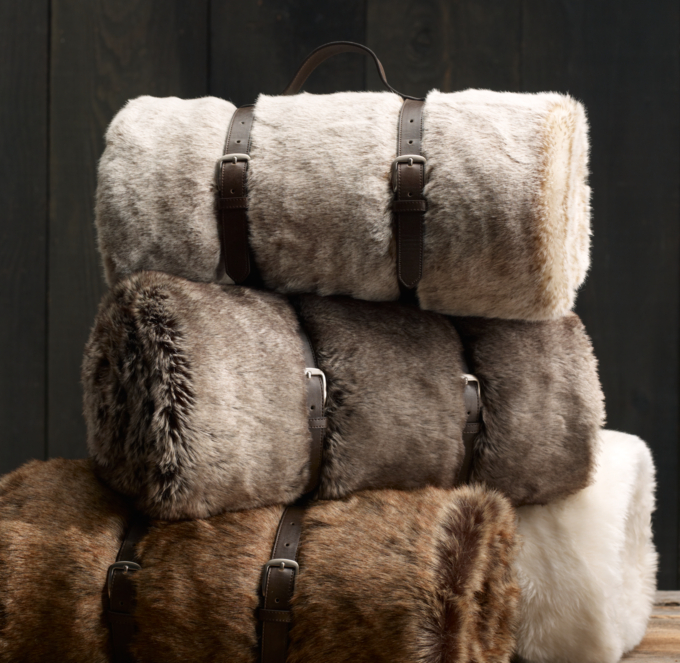 Luxe Faux Fur Throw