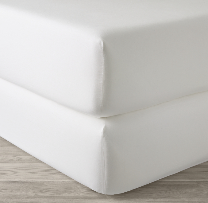 Stonewashed Belgian Linen BoxSpring Cover