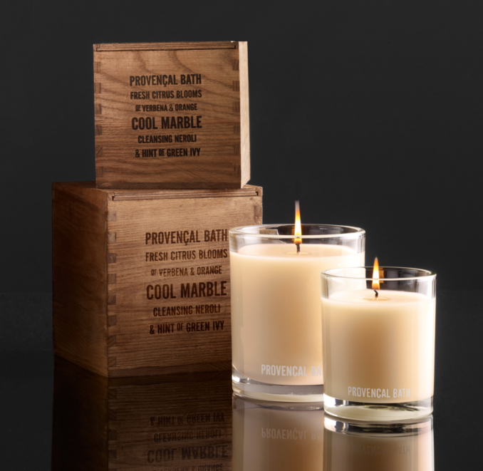 Provençal Bath Filled Candle